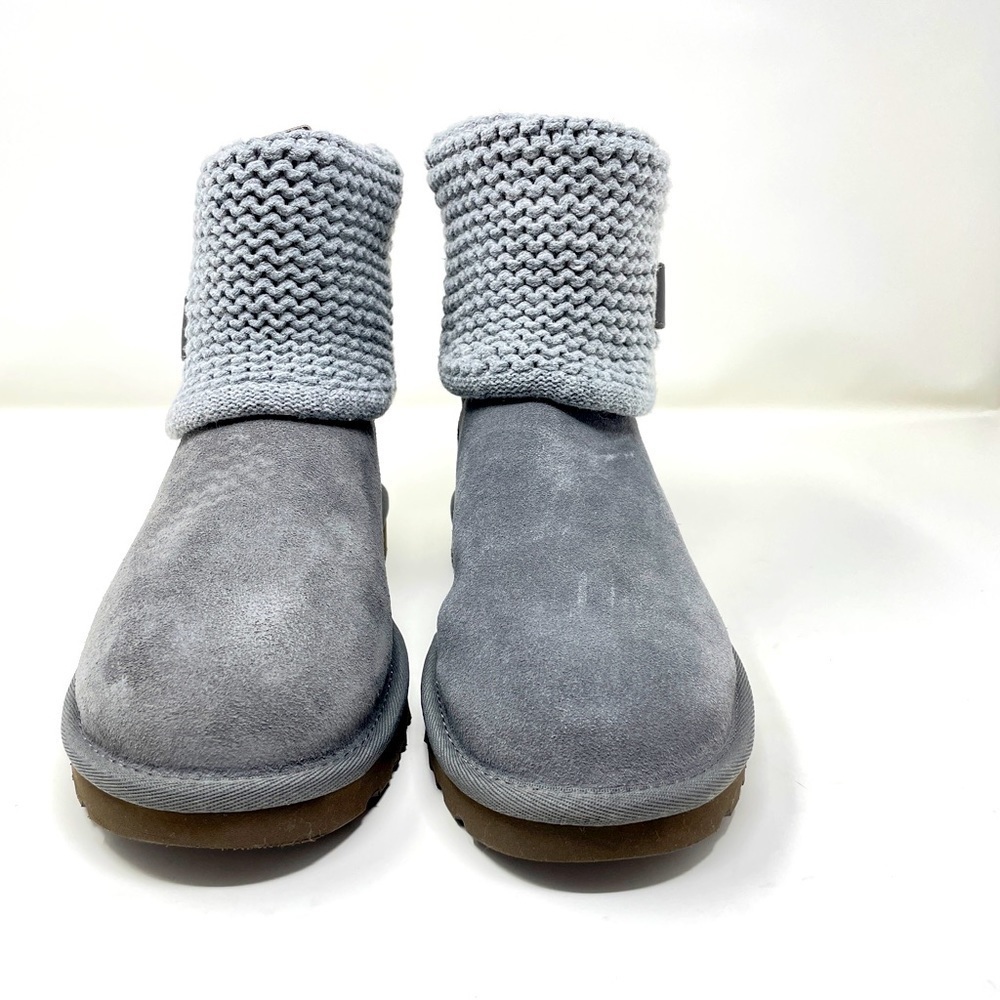 Ugg Shaina Knit Cuff Suede Body Boot Size 7 NWB